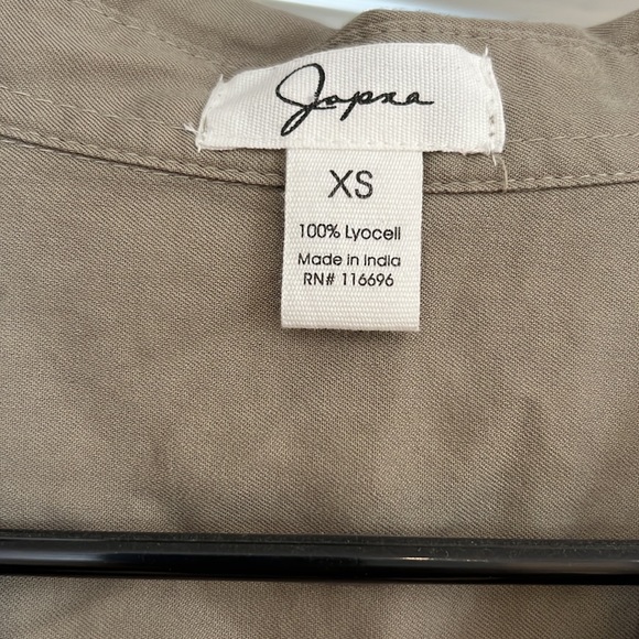 Tan Button Down Dress - Picture 2 of 5